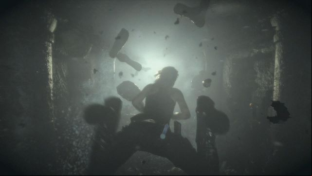 Lara is not able to hold her breath for more than few seconds, so after freeing your leg from the trap quickly swim ahead by pressing the B button on the pad - Rise of the Tomb Raider: Search the tombs corridors walkthrough - Syria - Lost tomb - Rise of the Tomb Raider Guide