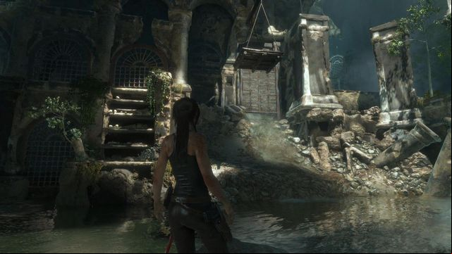 You must solve another environmental riddle - Rise of the Tomb Raider: Climb to the top of main chamber of tomb walkthrough - Syria - Lost tomb - Rise of the Tomb Raider Guide