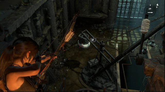 Turn the cage to make it face the gate. - Rise of the Tomb Raider: Tomb - Chamber of Exorcism 9/9, Lost City secrets - Lost City - Rise of the Tomb Raider Guide