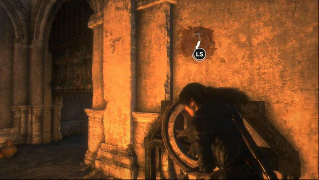 After the fight with the Deathless at the yard with the horse statue, two new rooms open up - Rise of the Tomb Raider: Find a way to destroy the gate, walkthrough - Gate Crasher - Rise of the Tomb Raider Guide