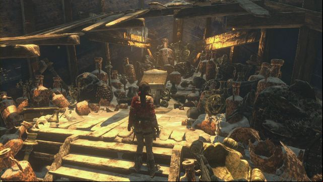 examine the book, which completes the tomb exploration. - Rise of the Tomb Raider: Tomb - Ice Ship 1/9, Glacial Caverns secrets, tips - Glacial Caverns - Rise of the Tomb Raider Guide