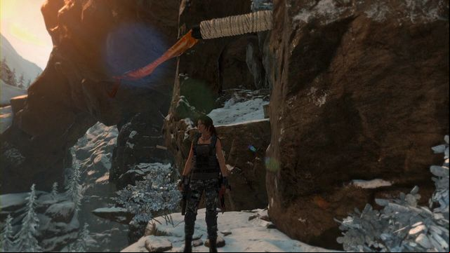 After you reach tomb Voice of God, jump over to the other side, over edges and over the climbing wall - Rise of the Tomb Raider: Relics, Soviet Installation secrets, map, tips - Soviet Installation - Rise of the Tomb Raider Guide
