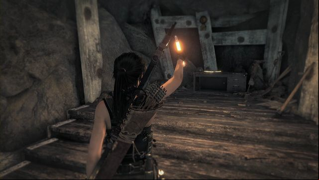 Then, before you go down, walk into the recess, where you find the document - Rise of the Tomb Raider: Documents, Soviet Installation secrets, map, tips - Soviet Installation - Rise of the Tomb Raider Guide