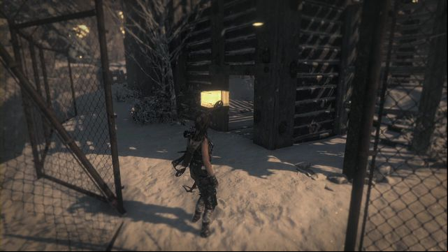 Under the chalet, in Logging Camp - Rise of the Tomb Raider: Chests, crypt treasures, Soviet Installation secrets - Soviet Installation - Rise of the Tomb Raider Guide