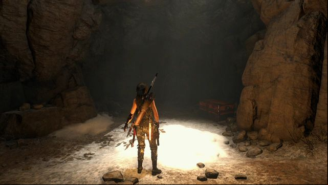 In the cave - Rise of the Tomb Raider: Chests, crypt treasures, Soviet Installation secrets - Soviet Installation - Rise of the Tomb Raider Guide