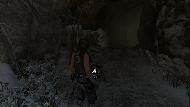 In front of the crypt entrance - Rise of the Tomb Raider: Chests, crypt treasures, Soviet Installation secrets - Soviet Installation - Rise of the Tomb Raider Guide