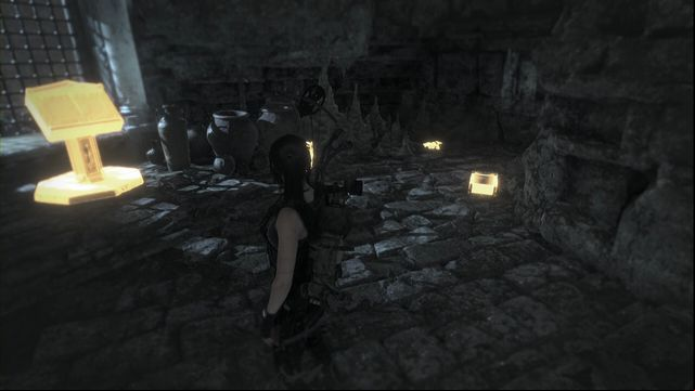In tomb Catacombs of Sacred Waters, in the same chamber as the book - Rise of the Tomb Raider: Relics, Geothermal Valley secrets, map, locations, tips - Geothermal Valley - Rise of the Tomb Raider Guide