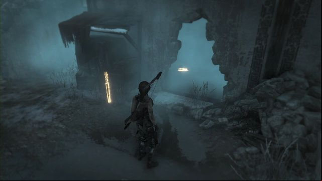 In the recess of the building adjacent to the square - Rise of the Tomb Raider: Documents, Lost City secrets, locations, tips - Lost City - Rise of the Tomb Raider Guide