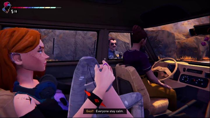 To your misfortune, you will be stopped by the police - Road 96: Chapter 2 - walkthrough - Walkthrough - Road 96 Guide, Walkthrough