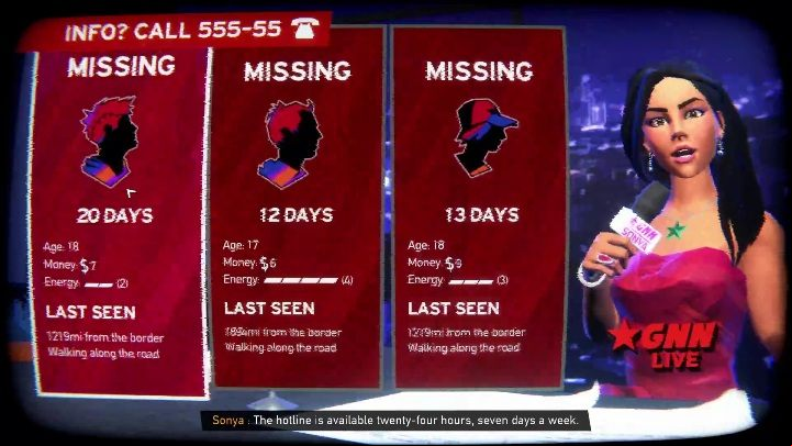 Each of the final characters starts at the same location - Road 96: Chapter 6 - walkthrough - Walkthrough - Road 96 Guide, Walkthrough