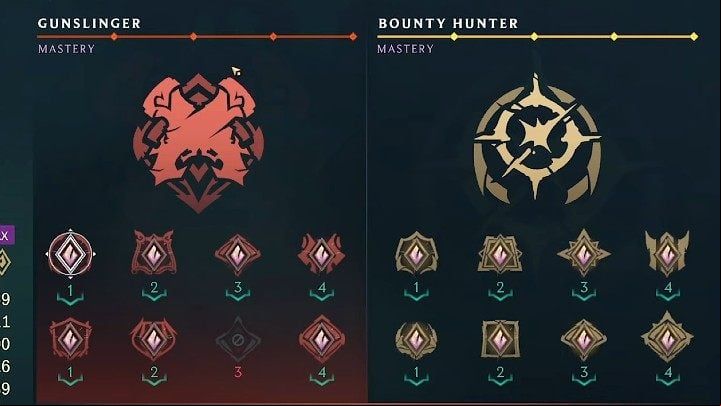 Below we list the bonuses you should pay attention to while developing Miss Fortune in Ruined King: A League of Legends Story - Ruined: Miss Fortune - character build, skills, runes - Buildy - Ruined King Guide