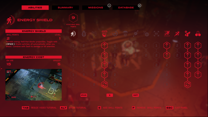 Energy Shield - a mobile device that blocks projectiles - List of abilities in Ruiner | Advice - Advice - Ruiner Game Guide