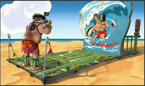Brian gave both pictures to Lokelani so she could make a computer analysis - Preparing to personate the professor - Chapter II: Surfin' Mala - Runaway 2: The Dream of the Turtle - Game Guide and Walkthrough