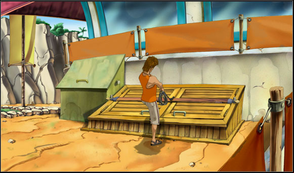 All switches were surely in the blocked basement - Getting the motorboat - Chapter II: Surfin' Mala - Runaway 2: The Dream of the Turtle - Game Guide and Walkthrough