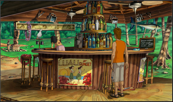 First Brian went to the right - Aloha! - Chapter II: Surfin' Mala - Runaway 2: The Dream of the Turtle - Game Guide and Walkthrough