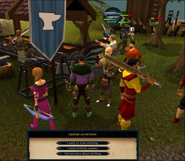 The wholse game is based on the well known mechanics from zero to hero - Skills - RuneScape 3 - A beginners guide - Game Guide and Walkthrough