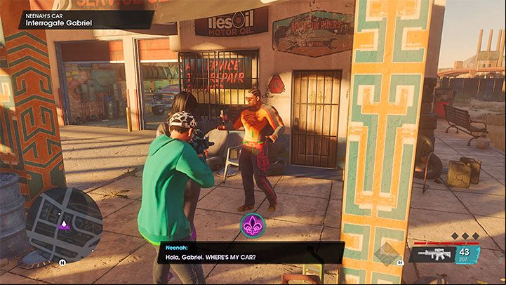 The garage is located in the West Providencia district - Saints Row 2022: Neenahs Car - walkthrough - Walkthrough - Saints Row Guide, Walkthrough