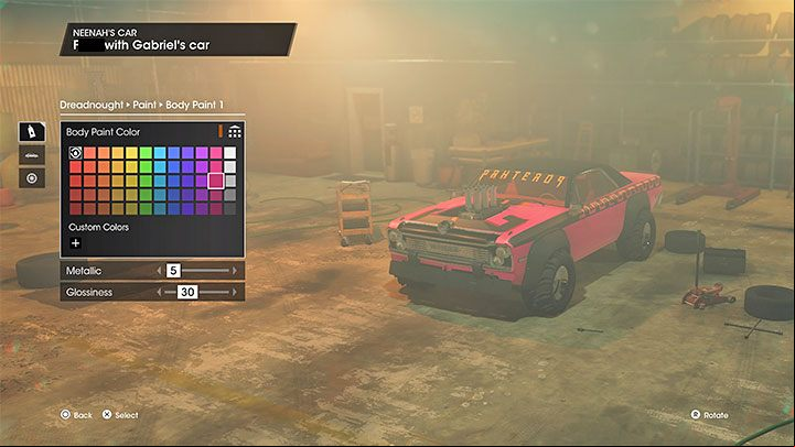 You have to deliberately "break" Gabriel's vehicle standing in the garage - Saints Row 2022: Neenahs Car - walkthrough - Walkthrough - Saints Row Guide, Walkthrough