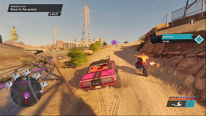You will receive a time-limited task - you must reach the quarry before the time runs out (the time limit to complete the mission objective depends on the difficulty level you set) - Saints Row 2022: Neenahs Car - walkthrough - Walkthrough - Saints Row Guide, Walkthrough