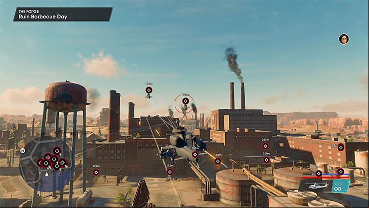 Enemy helicopters will attack you - focus on destroying them right after they appear - Saints Row 2022: The Forge - walkthrough - Walkthrough - Saints Row Guide, Walkthrough