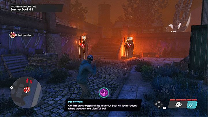 On Boot Hill island, you have to rely solely on the weapons you find - Saints Row 2022: Aggressive Recruiting - walkthrough - Walkthrough - Saints Row Guide, Walkthrough