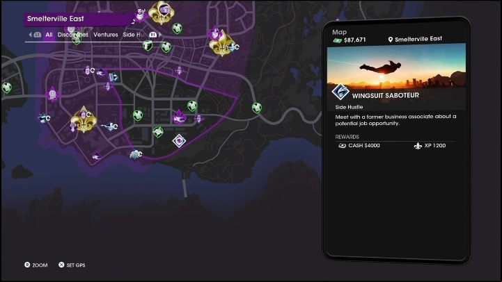 Reward - Saints Row 2022: Side Hustles (Smelterville East) - list and description of activity - Smelterville East - Saints Row Guide, Walkthrough