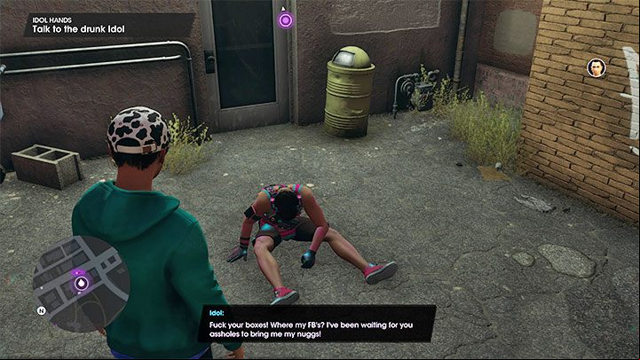 Explore the area marked with the yellow circle on the map - Saints Row 2022: Idol Hands - walkthrough - Walkthrough - Saints Row Guide, Walkthrough