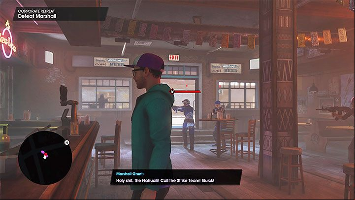 Your next destination is the bar - Saints Row 2022: Corporate Retreat - walkthrough - Walkthrough - Saints Row Guide, Walkthrough