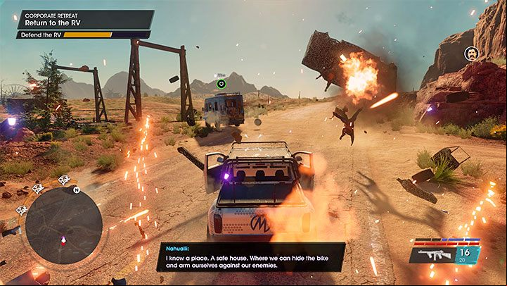 After dealing with the Idols return to the RV - Saints Row 2022: Corporate Retreat - walkthrough - Walkthrough - Saints Row Guide, Walkthrough