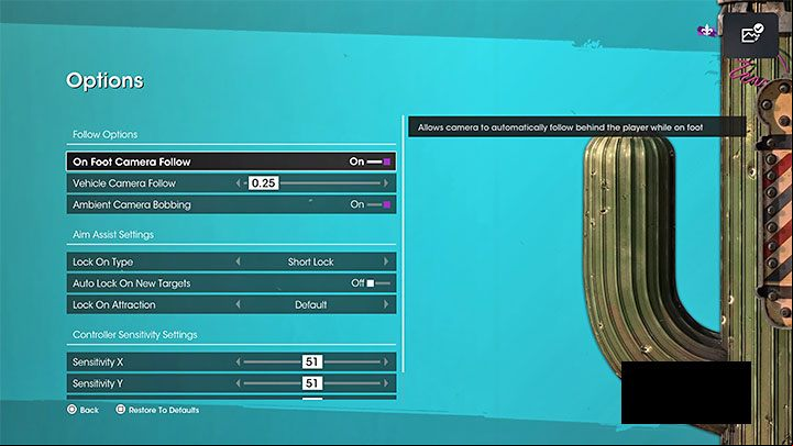 A certain consolation may be the fact that in the game options, you can regulate the work of the camera following the hero - Saints Row 2022: FPP View - is it available? - Appendix - Saints Row Guide, Walkthrough