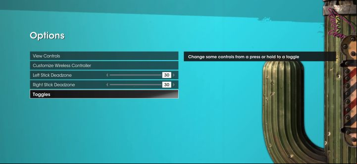 There are a number of control options in the game - Saints Row 2022: Keybinds - all platforms - Appendix - Saints Row Guide, Walkthrough