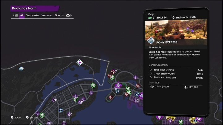 Reward - Saints Row 2022: Side Hustles (Badlands North) - list and descriptions of activity - Badlands North - Saints Row Guide, Walkthrough