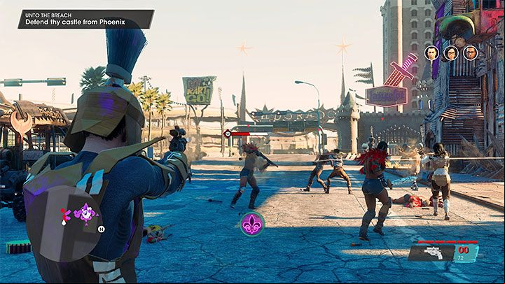 Engage the enemies in the area - you can use your fists, takedowns, melee wepaons or firearms, which we recommend - Saints Row 2022: Unto the Breach - walkthrough - Walkthrough - Saints Row Guide, Walkthrough