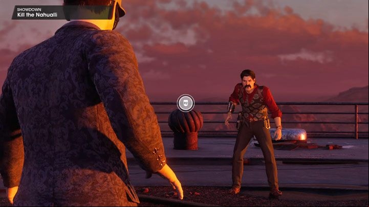 Destroying the helicopter triggers the final stand-off against the Nahualli on the roof of the tower - Saints Row 2022: Showdown - walkthrough, final boss - Walkthrough - Saints Row Guide, Walkthrough