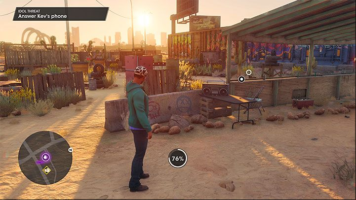 After the fight you'll hear Kev's phone ringing outside the saloon - Saints Row 2022: Idol Threat - walkthrough - Walkthrough - Saints Row Guide, Walkthrough