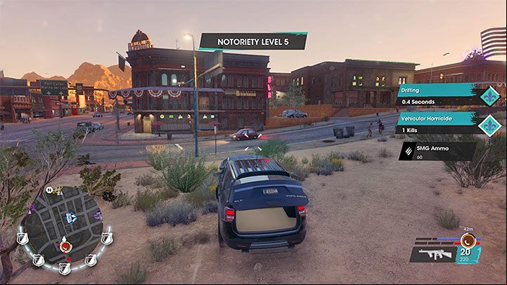We recommend using a powerful vehicle, such as a police car or a monster truck, to survive the police manhunt - Saints Row 2022: Tank - how to steal, how to store in garage? - FAQ - Saints Row Guide, Walkthrough