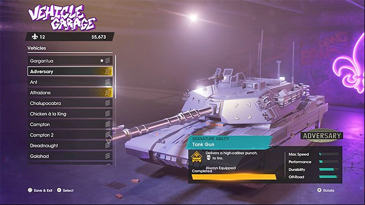 Now you must drive the tank to the garage next to the church - Saints Row 2022: Tank - how to steal, how to store in garage? - FAQ - Saints Row Guide, Walkthrough