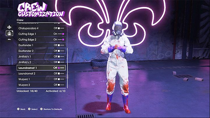 The Crew is composed of your regular gang , the ones who appear in the territory you take over or get into skirmishes with the cops or other gangs - Saints Row 2022: The Saints appearance - how to change? - FAQ - Saints Row Guide, Walkthrough