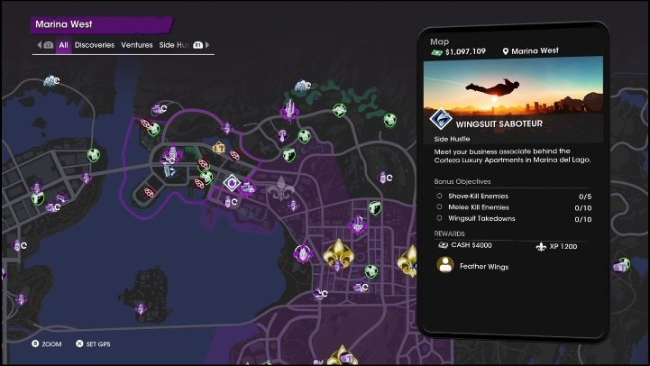 Reward - Saints Row: Side Hustles (Marina West) - list and description of activity - Marina West - Saints Row Guide, Walkthrough