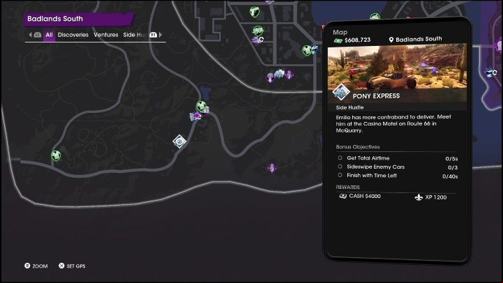 Reward - Saints Row 2022: Side Hustles (Badlands South) - list and description of activity - Badlands South - Saints Row Guide, Walkthrough