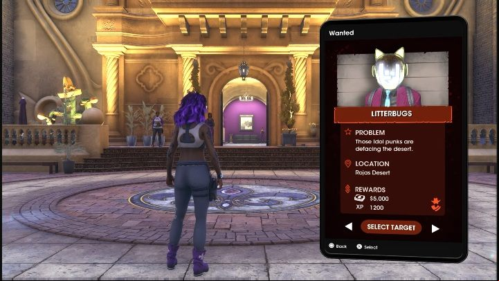 To start the contract, go to Wanted app on your phone and choose Litterbugs from the list - Saints Row 2022: Litterbugs - how to complete contract? - Wanted - Saints Row Guide, Walkthrough