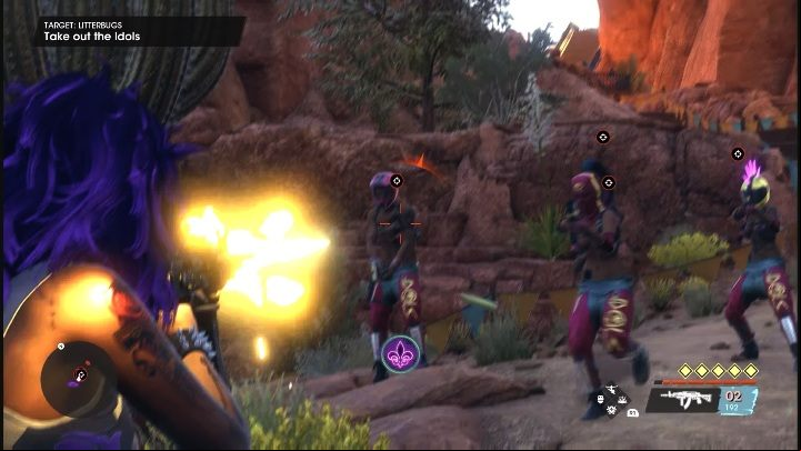 After the phone call, you receive a new target - a group of Idols gang - Saints Row 2022: Litterbugs - how to complete contract? - Wanted - Saints Row Guide, Walkthrough