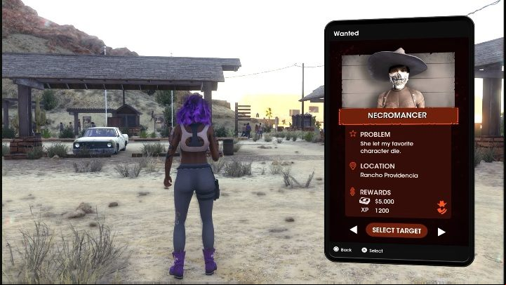 Start the quest by going to the Wanted app on your phone and selecting the Necromancer assignment - Saints Row 2022: Necromancer - how to complete? - Wanted - Saints Row Guide, Walkthrough