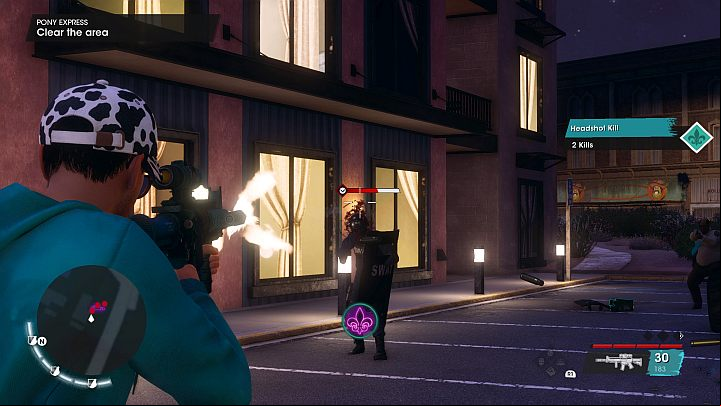 SWAT officers with large shields may appear at higher levels of the police pursuit - Saints Row 2022: Cover - can you use? - FAQ - Saints Row Guide, Walkthrough