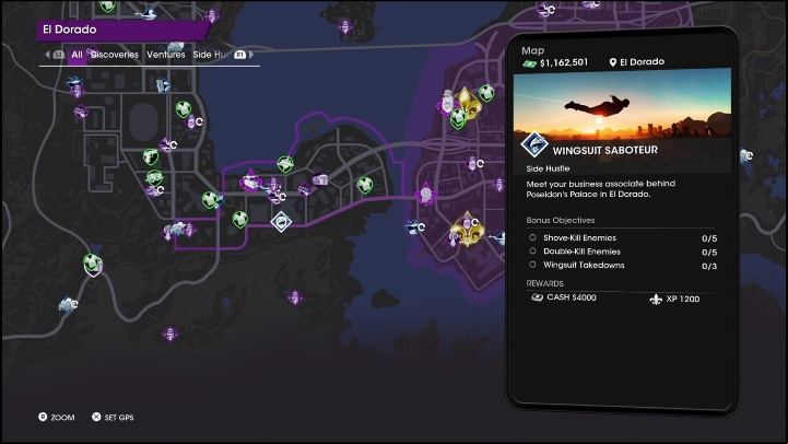 Reward - Saints Row 2022: Side Hustles (El Dorado) - list and description of activity - El Dorado - Saints Row Guide, Walkthrough
