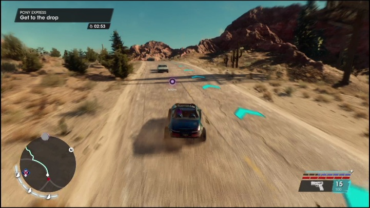 The Pony Express quest is available in the northern part of the location - Saints Row 2022: Side Hustles (Lakeshore South) - list and description of activity - Lakeshore South - Saints Row Guide, Walkthrough