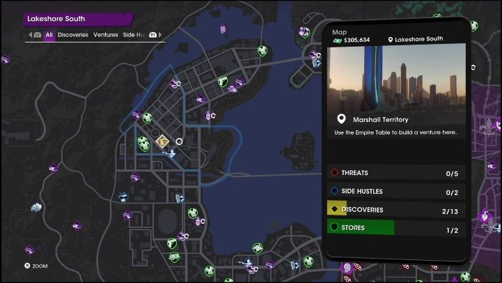 This Photo Hunt activity is located in the southwestern part of Lakeshore South, right next to the fast travel point - Saints Row 2022: Discoveries (Lakeshore South) - list and description of activity - Lakeshore South - Saints Row Guide, Walkthrough