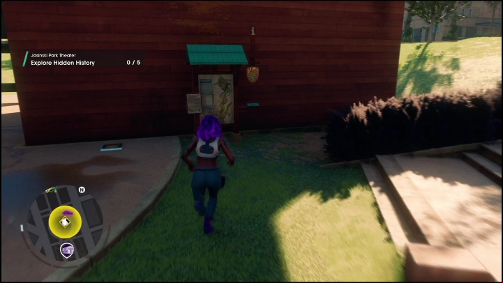 The quest will begin when you click the button on the starting board, right in front of the tourist point - Saints Row 2022: Discoveries (Lakeshore South) - list and description of activity - Lakeshore South - Saints Row Guide, Walkthrough
