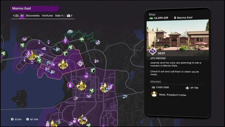 To complete Let's Pretend tasks, you need to finish 10 missions - Saints Row: Lets Pretend - venture description - Ventures - Saints Row Guide, Walkthrough