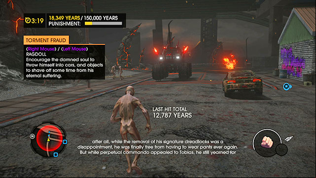 Your job is to shorten the sentence for one of the sinners that are held in the Hell - Activities - Saints Row: Gat out of Hell - Game Guide and Walkthrough
